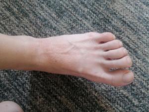 Feet modelka