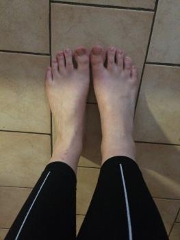 Feet modelka