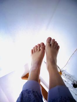 Feet modelka