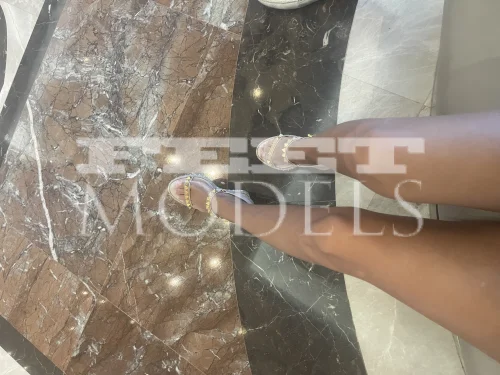 Photo of a feet model